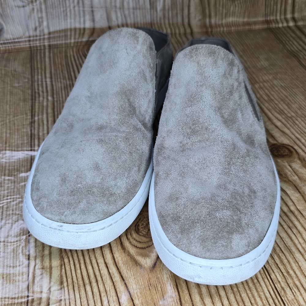 Vince‎ Women's Suede Slip-On Shoes - Tan Size 7.5